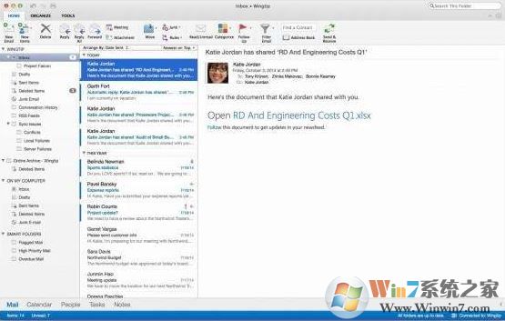 win10系统使用Outlook查看邮件内容显示不全的解决方法
