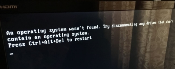 重装系统后an operating system wasn't Fonud错误启动不了修复方法