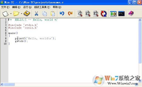 WIN-TC下载_wintc(C语言编译器)v1.9.1 中文汉化版