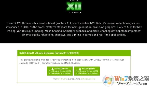 微软发布DX12 Ultimate终极版驱动,不支持低于RTX20系列显卡