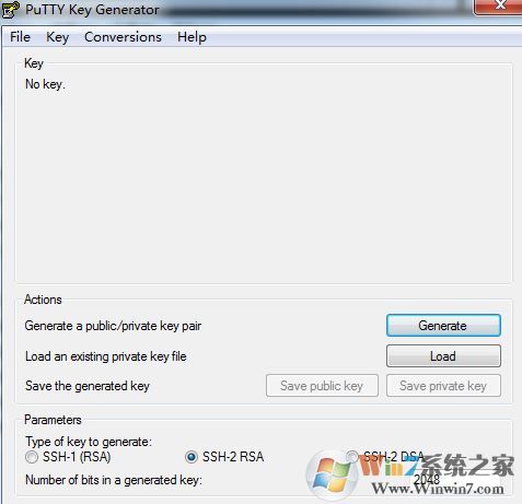 Puttygen中文版_PuTTY Key Generator V0.65(密钥生成器)