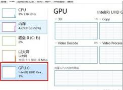 Win10 GPU使用率为0怎么回事？