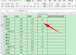 wps怎么提取同一颜色的数据？简单几步快速提取重要数据