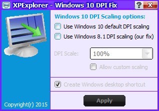 彻底解决win10字体模糊工具(Windows10 DPI FIX)绿色版