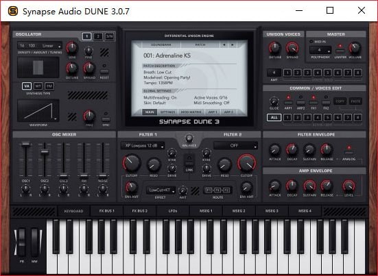 音频合成软件(Synapse Audio DUNE)V3.0.7免费破解版