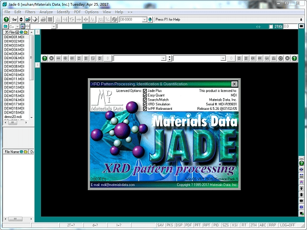 MDI Jade破解版下载|XRD分析软件MDI Jade v9.0免费版
