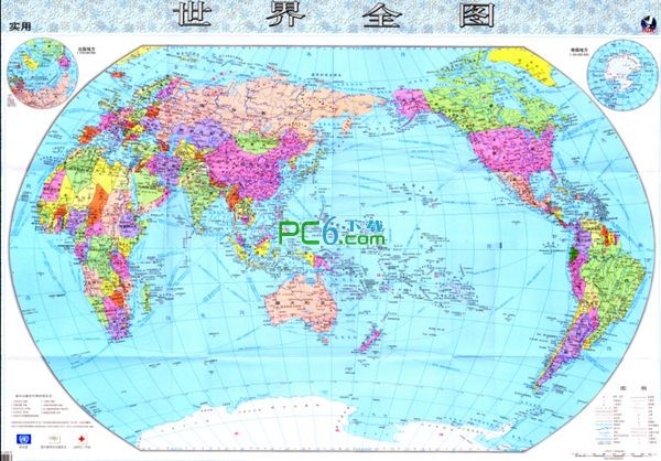 世界地图电子版下载|世界地图高清中文版2021(中英文双语版)