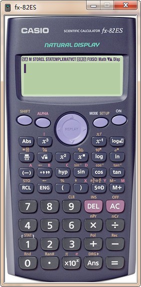 卡西欧计算器软件(FX-82ES)电脑版