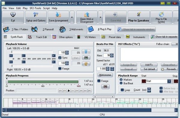 SynthFont(音频编辑软件)下载|MIDI音频合成软件 V2.5.0.1官方版