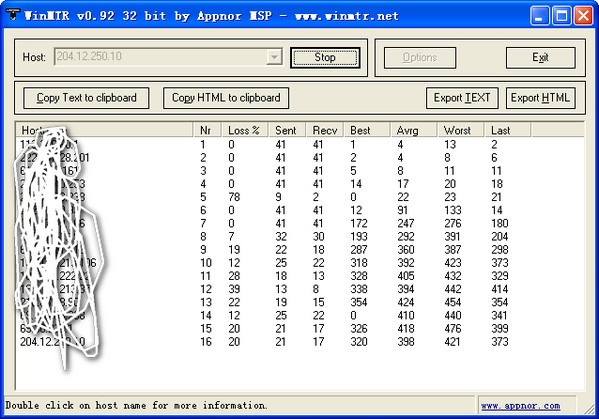 WinMTR下载|WinMTR(网络监测诊断工具) V1.0官方版