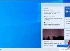 微软对Win10任务栏进行重大革新,集成天气和新闻功能