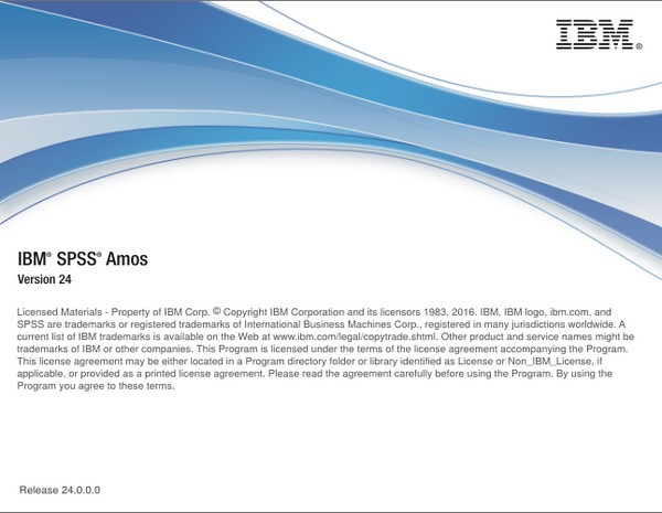 IBM SPSS Amos下载|IBM SPSS Amos(结构方程模型) V24.0破解版
