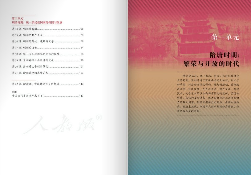 中国历史七年级下册人教版