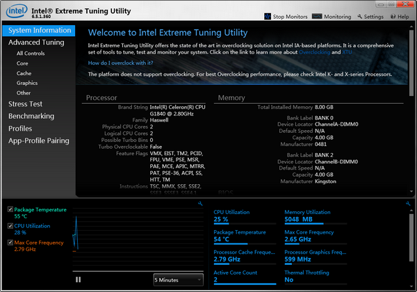 intel xtu下载_Extreme Tuning Utilit(xtu)超频软件V6.8绿色版