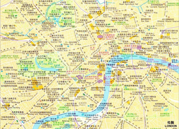 伦敦地图下载_伦敦地图中文版【高清】