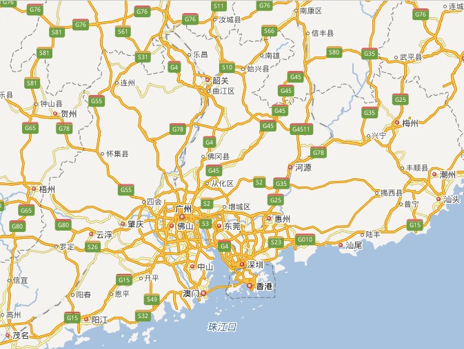 广东地图全图高清版大图