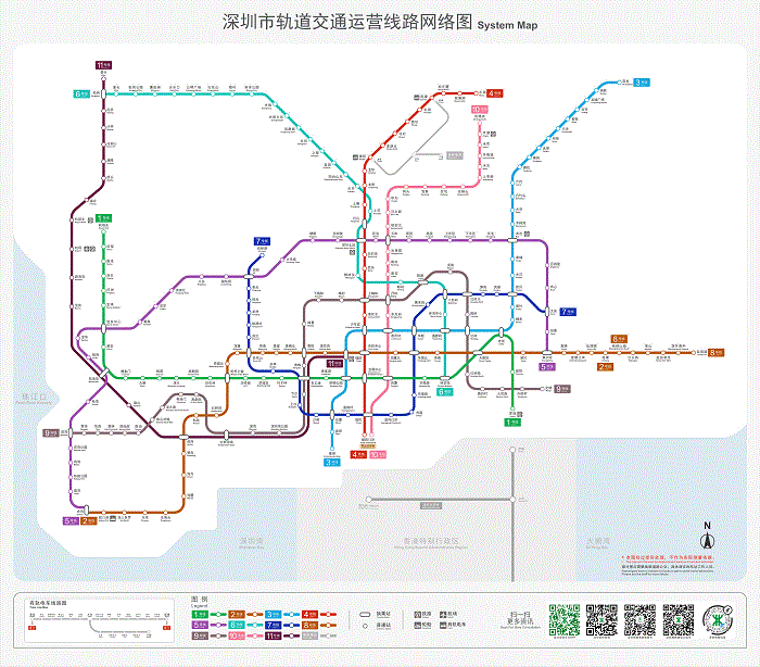 深圳地铁线路图高清版下载|深圳地铁线路图2021最新版