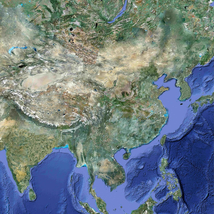 中国高清卫星地图下载|中国卫星地图高清版清晰可放大(12000X12000)