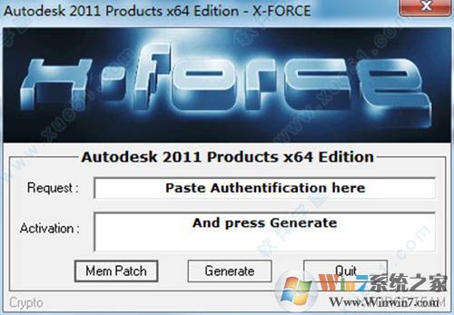 CAD2011注册机下载|AutoCAD2010注册机(64位+32位,附密钥激活码)
