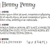Henny Penny字体下载_henny penny英文字体免费版