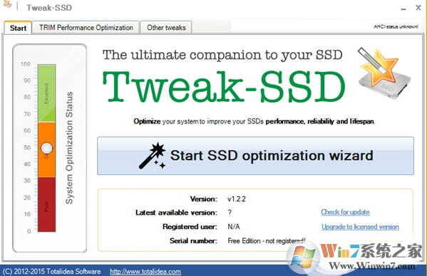 Tweak-SSD固态硬盘优化工具 V1.2.0汉化安装版