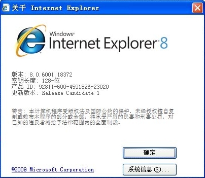 IE8浏览器免安装中文版