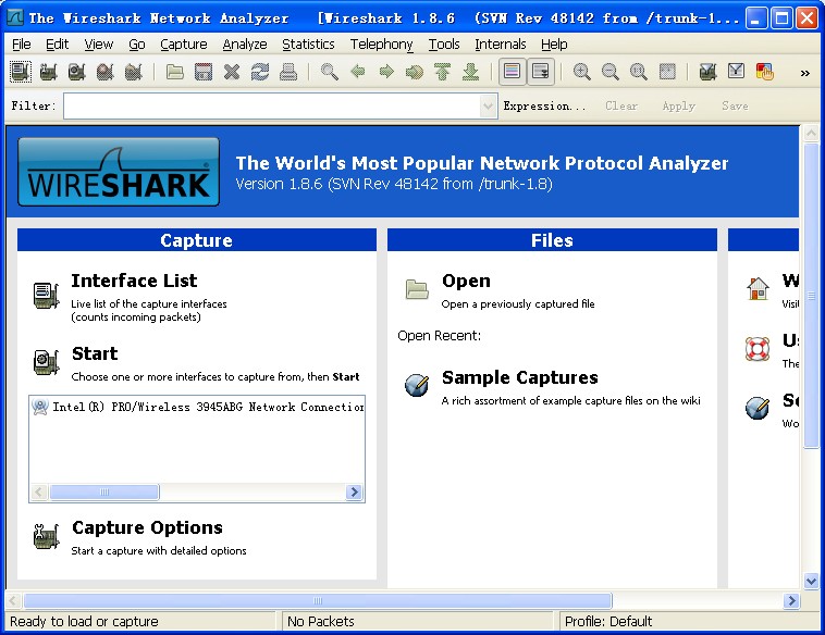 Wireshark1.10网络协议分析软件 V1.10.8汉化版32/64位