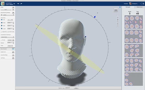 Autodesk 123D Make(3D建模软件) V1.6.0官方版 