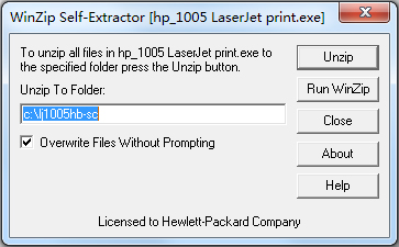 惠普HP1005打印机驱动
