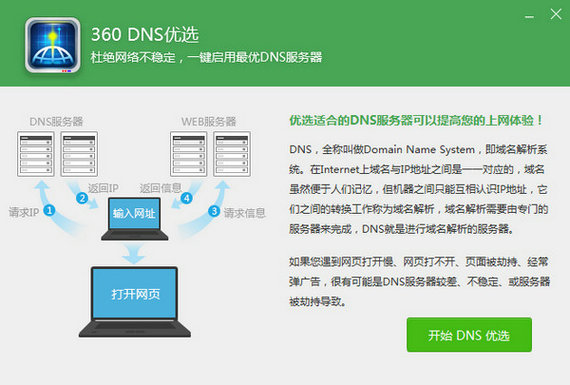 360DNS优选工具(DNS优化) v6.0独立版