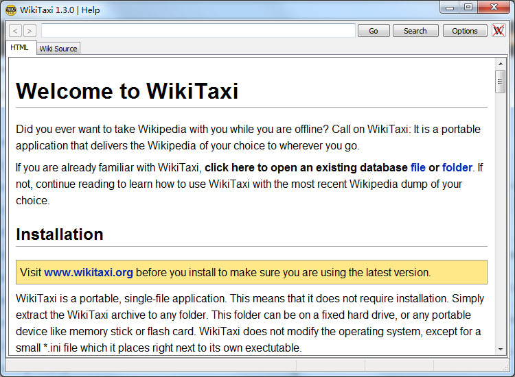 离线维基百科数据库搜索阅读工具 V1.3.0绿色免费版