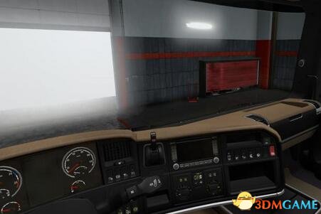 欧洲卡车模拟2高清倒后镜与内饰MOD