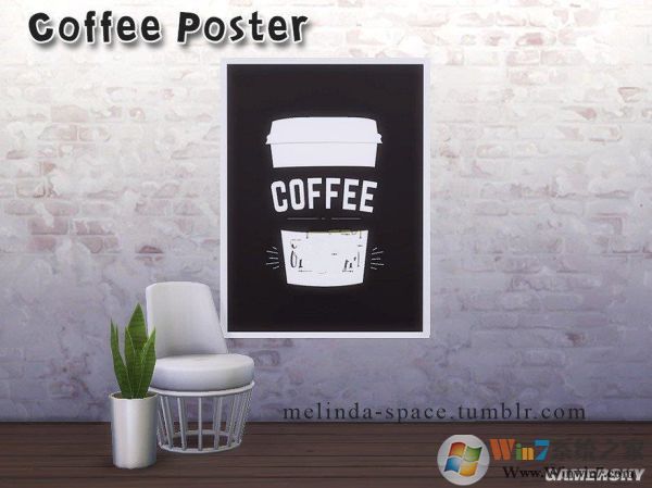 模拟人生4咖啡海报MOD
