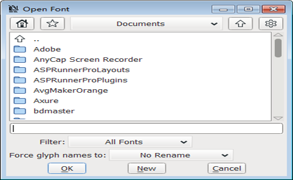 FontForge(字体编辑工具) v2.0绿色版