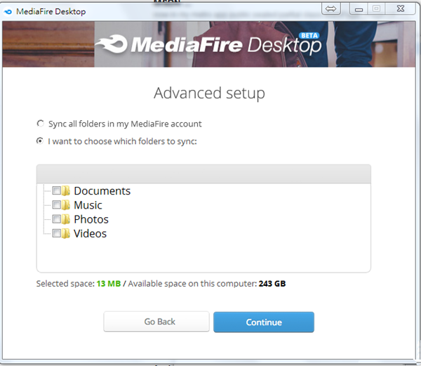 MediaFire网络硬盘 V1.0.12.10165官方版 
