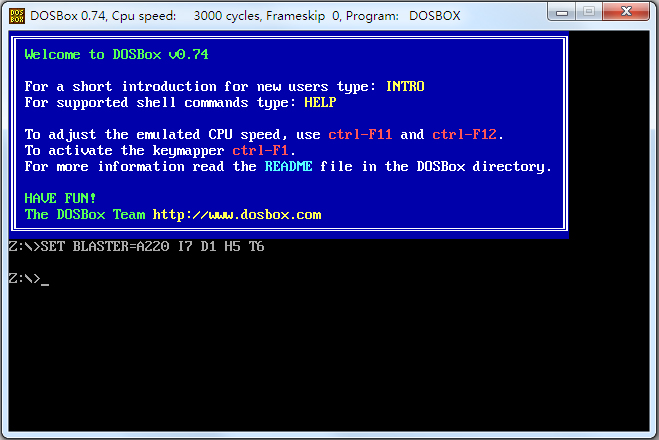 DOSBox(DOS模拟器) V0.74