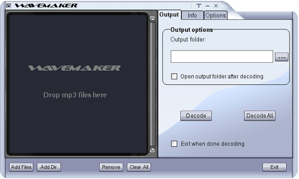 MP3转WAV工具(WaveMaker MP3 to WAV Converter)