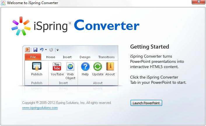 iSpring Converter(PPT转Flash工具) v6.2.0.3421绿色版