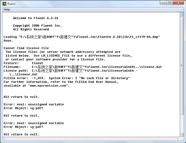 Fluent(CFD软件包) V6.3.26 多国语言版