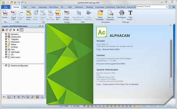 Vero AlphaCAM(CAM软件) v2021汉化破解版