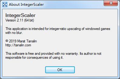 IntegerScaler像素游戏清晰工具 V2.1.1绿色版