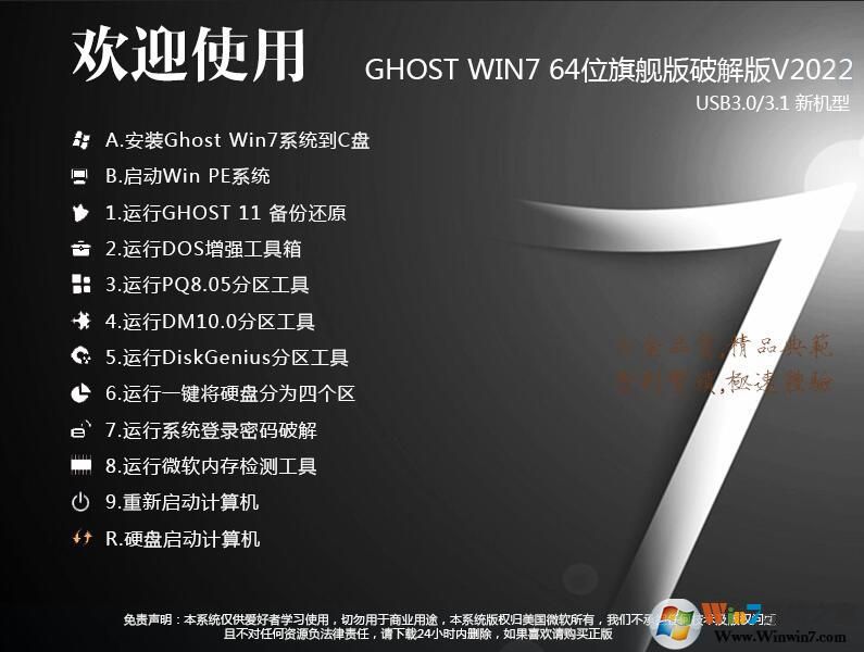 永久激活Ghost Windows7破解版64位旗舰版ISO V2022 