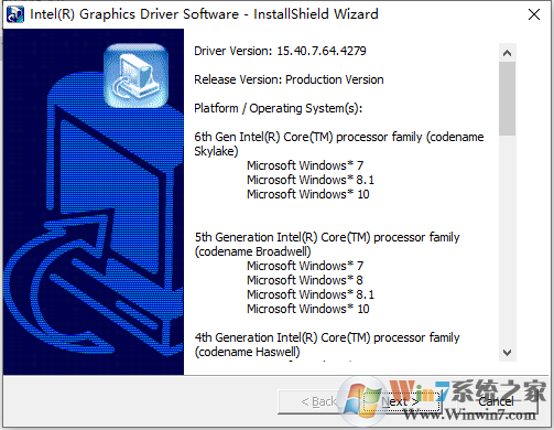 英特尔intel HD4600显卡驱动[64位] Win7/8/10(v15.40.7.64.4279)