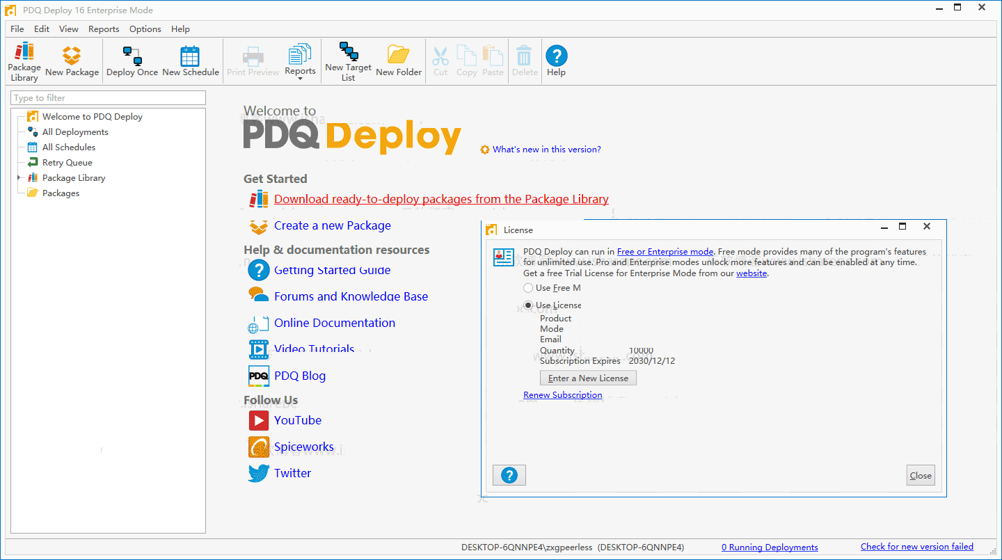 PDQ Deploy 17.2 Enterpriseƽ