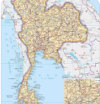 泰国地图高清版大图
