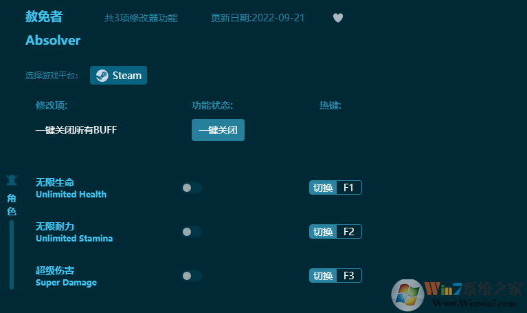 赦免者游戏修改器 v2022线上Steam版