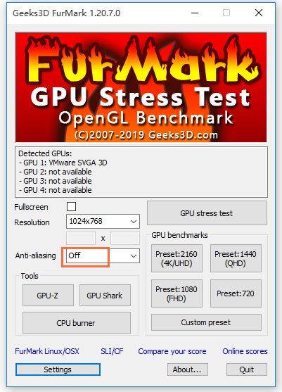 Furmark显卡烤机 V1.26.0.0绿色汉化版