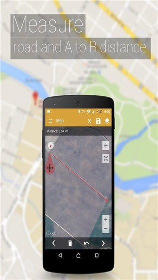 高精度GPS距离面积测量仪