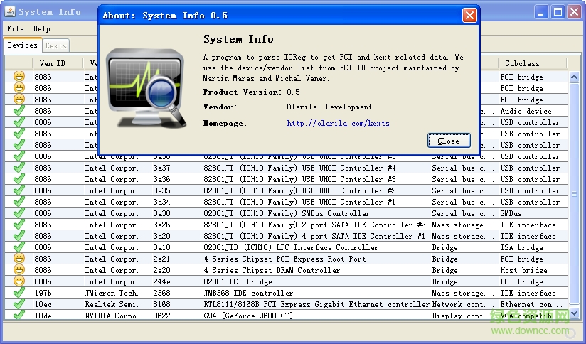 SYSTEM INFO(MAC系统兼容检测工具) V1.5绿色版