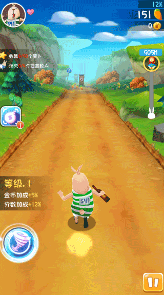 逃亡兔跑酷中文版